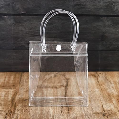 Caixa de presente transparente ZJHYXYH com manuseio bolsa de casamento à prova d'água de casamento com caixa de botão com caixa