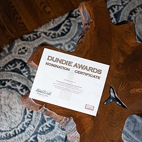 Dundie Award Certificados de nomeação, personalizável