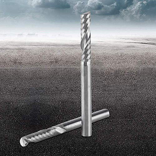 10pcs tungstênio carboneto de extremidade espiral fábrica de flauta única moagem cortadora cnc bits de 4 mm de ferramentas