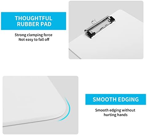 Placa de redação personalizada A4 Tamanho do papel, pode segurar o papel que você deseja colocar nele, notebook Plástico