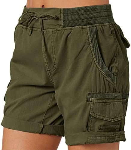 Shorts fluidos rvide com bolsos mulheres plus size casual calça curta solta cintura elástica shorts de treino de praia de