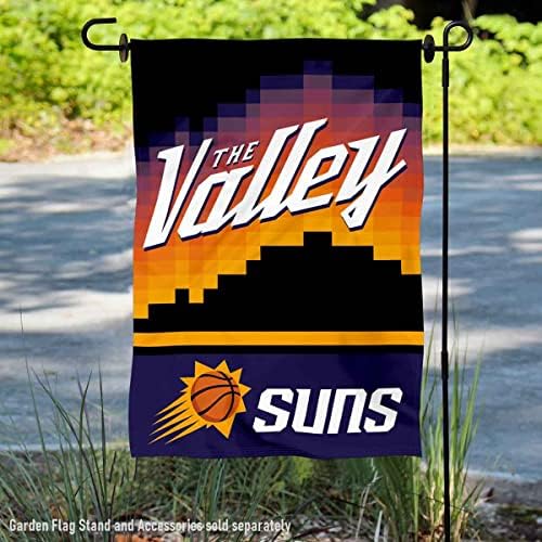 Phoenix Suns City Edition Bandeira do jardim de dupla face