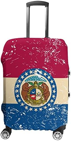 Missouri State Flag2 Elastic Travel Bagage Capa Protetor de mala lavável para mala de bagagem Fits