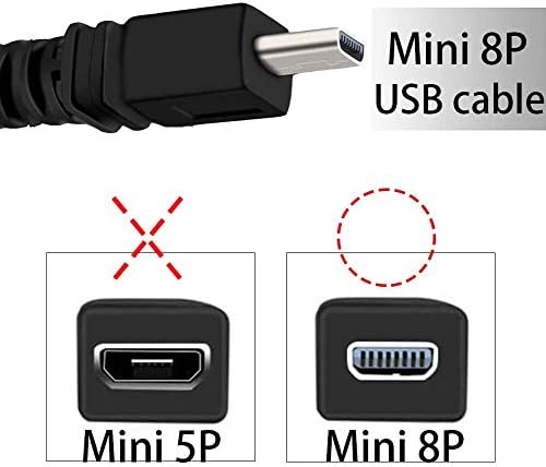 BRST 3ft USB Power Chargering Data Sync Cable Tord para DSLR D3200 D5000 D5100