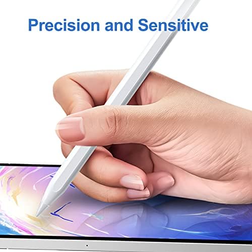 MXCOIRTP 5 Pacote dicas de lápis de maçã, pontas de caneta de substituição para iPad, ipncil NIB compatível com Apple Pencil 1st/2nd Generation iPad Pro Air mini - White