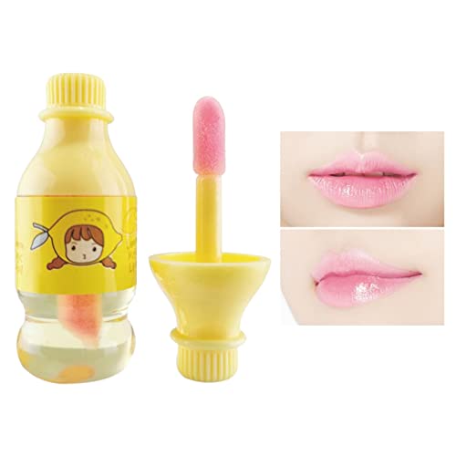 Água Candy Torno Lip com sabor de fruta fofa Óleo de lábio claro Hidratante