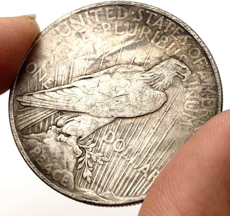 1936 Moedas errantes Ondas Brass Antigo Medalha de prata Craft Copper Play Play Coin Decorative Coin Coin