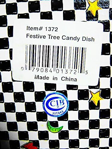 Natal Festive Tree 9 Vintage Limited Edition Candy ou Treats Dish by Cib 1372-New in Box