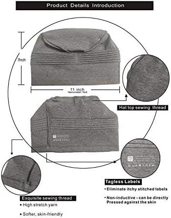 chapéus de chuma de algodão osvyo chapéus macios para mulheres pilheiros - gorros de câncer embalagens seladas com turbante