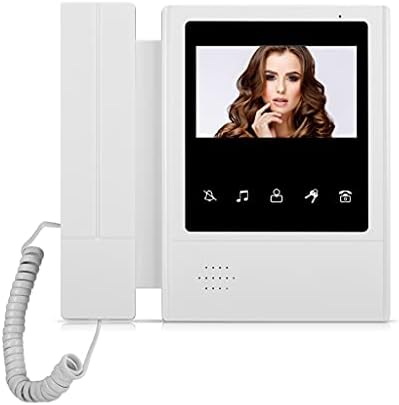 ZCMEB 4,3 polegadas de intercomunicação de vídeo Home Door Phone Video Intercom Doorbell Doorbhopphone à prova d'água 700TVL Câmera de duas vias Visão noturna de áudio