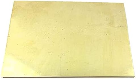 Placa de latão Folha de cobre puro Folha de latão Filme de ouro Placa de papel alumínio H62 Folha de experimentos DIY Espessura