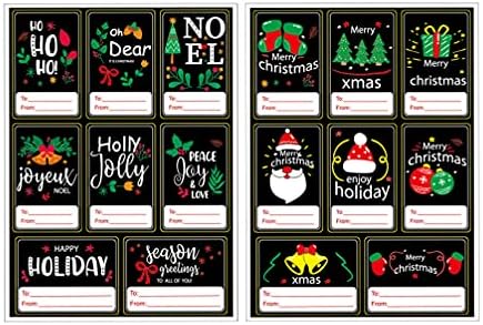 Nuobesty Decoração de Natal 12 lençóis adesivos de Natal Selenery Seating Sticker Retes para cartões envelopes de presente caixas decoração de desenho animado adesivos de desenho animado