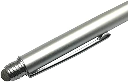 Caneta de caneta de ondas de ondas de caixa compatível com zte lâmina A31 plus - caneta capacitiva dualtip, caneta de caneta de caneta capacitiva de ponta de ponta de fibra para zte lâmina a31 plus - prata metálica de prata