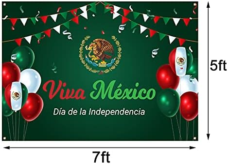 Rainlem Viva Mexico Booth Cenário DIA de la Independencia 16 de setembro Decoração de fundo fotografia