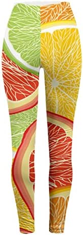 Calças de ioga para mulheres impressam leggings margaridas magras em corrida marinha marinha personalizada colorida pilates