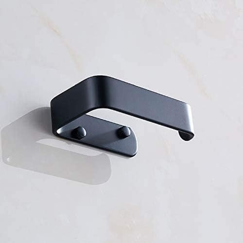 Genigw Black Paper Holder Space Aluminit Paper Tootomers WC Cozinha Papéis de Banheiro Rolo Hardware do banheiro