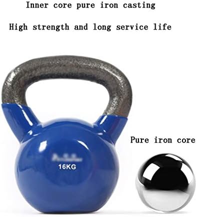 Kettlebells de halteres, ferro fundido, alças não deslizantes, peso portátil, equipamento de fitness de força de força, usado para levantamento de peso, fitness, peso