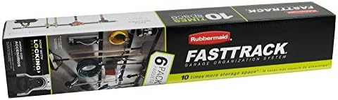 Rubbermaid FastTrack Garage Storage System Ferramenta Kit, organização de garagem, suporte para montagem de parede para