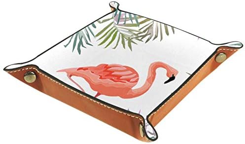 Lorvies Flamingo Print Storage Box Cube Bins Bins Bins para Office Home