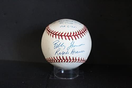 Bobby Thompson Ralph Branca assinou beisebol Autograph Auto PSA/DNA AM48747 - Bolalls autografados