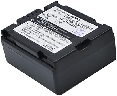 Bateria de 750mAh para Hitachi DZ-GX5080A, DZ-GX5000A, DZ-BX35, DZ-BD7HE, DZ-BX37E