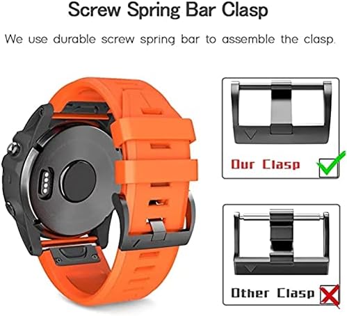 Svapo 22 26mm Sport Silicone Smart Watch Band Straps Bracelete Quickfit para Garmin Fenix ​​7 7x 6x 6 Pro 5x 5 mais 3HR 935