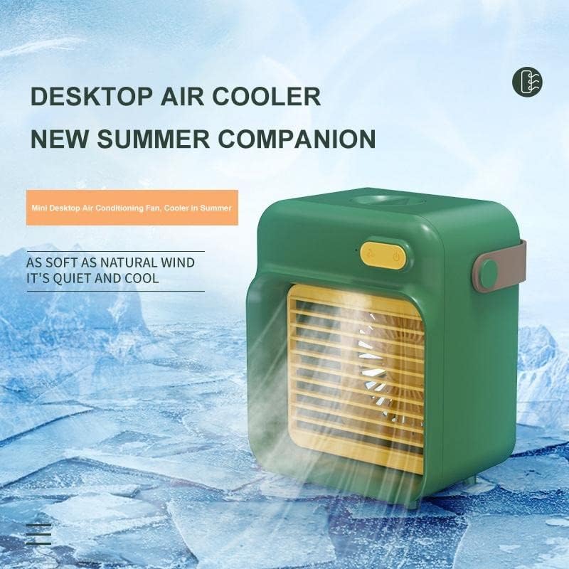 Quesheng Mini Air Cooler Spray Spray de resfriamento FArming USB Charging Air Conditioner portátil Fan de umidificador