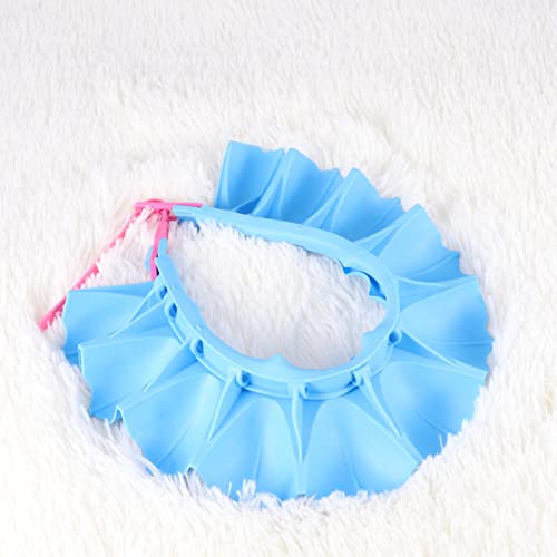 Toddmomy Baby Shower Cap Hat Hat Bathinging Bathing para Bon Shampoo Silicone Eyes Childrens Cabelo Protetor Crianças Crianças Baby