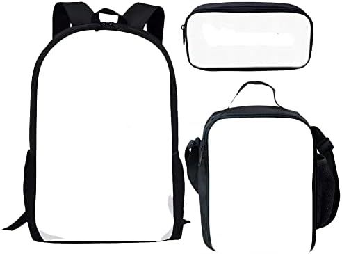 Presente de mochila imprimida personalizada para presentes Conjuntos de mochilas 3 em 1 Conjunto de mochilas de backpags 15 College