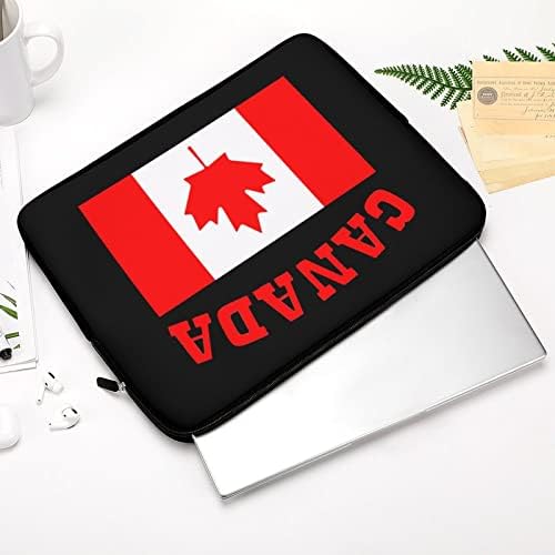 Bandeira do Canadá Canadense Maple Leaf Laptop Bolsa de lapso de transmissão Caso de capa de capa Caso de proteção Caso