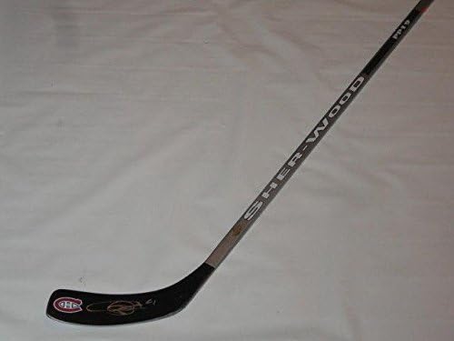 Jonathan Drouin assinou Hockey Stick Montreal Canadiens autografado - Sticks NHL autografados