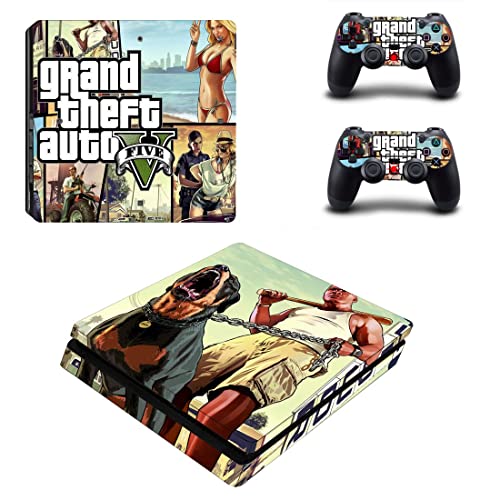 Para PS5 Digital - Game Grand GTA Roubo e Auto PS4 ou PS5 Skin Skin para PlayStation 4 ou 5 Console e Controladores