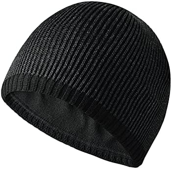 Xiaohawang chapéus de gorro de inverno para homens com nervuras de malha