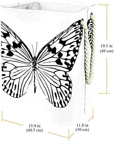 Ndkmehfoj butterfly cucoloris lavanderia cestas cestas de roupas sujas de roupas sujas de roupas d'água colorida