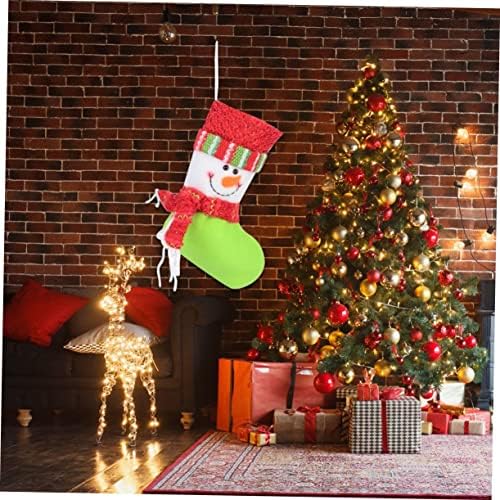 Saco de esgoto de sewacc 1 PC mico meias Papai Noel Setings Térmicas Setva de Natal Palhas de Cenas Bolsas de Candelas de Trelas de Christmas