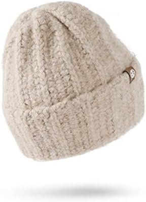 Chapéus de gorro de inverno homens homens gorro casual esqui de bicicleta de bicicleta de malha de tampa de beleza de beijo