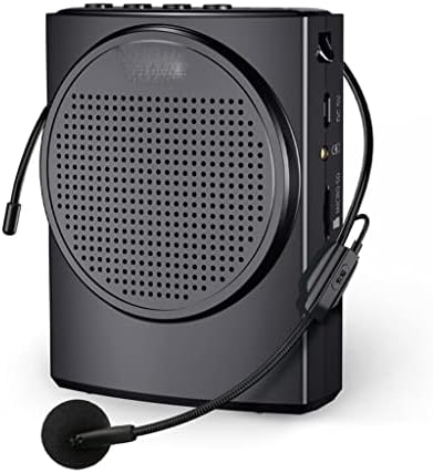 Iuljh megafone portátil amplificador de voz Mini alto -falante de alto -falante Wired Booster para tour de ensino
