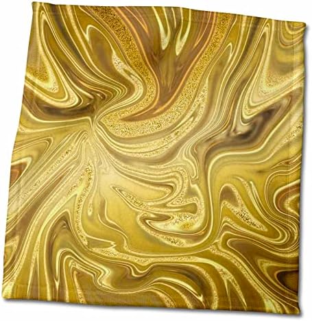 Ilustração de Arte de Andrea Haase 3drose Andrea - Imagem da superfície dourada cintilante - toalhas