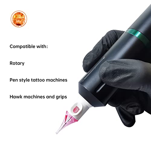 Agulhas agulhas agulhas de 20pcs esterilizados cartuchos permanentes esterilizados tatuagem de tatuagem de proteção de fluxo