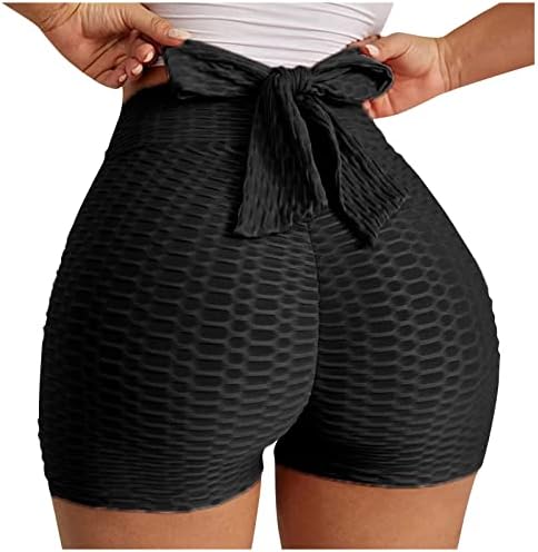 Lounge alto calça leve elástica de mulheres malhas malha de trilha sólida cônica Summers summers curtos bodycon