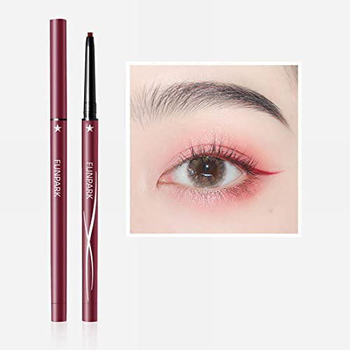 Vefsu 7 cores Eyeliner Eyeshadow Lápis Pérola Eyeliner Eyeliner Glitter Glitter Color Fita para os olhos com capuz