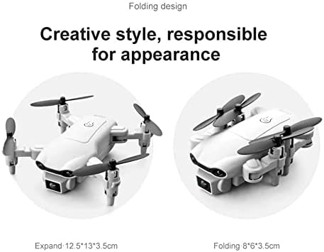 STSEAEACE Drone com câmera para adultos, câmera 4K HD FPV Drone dobrável com vôo de trajetória, altitude Hold, movimentos