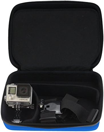 Navitech Blue Heavy Duty Rugged Case/capa compatível com a câmera Jeemak 4K Câmera de Ação 16MP