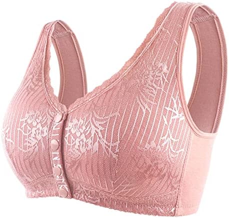 BRAS BRAS FRONTE PARA MULHERES Cobertura completa Sem mimbio de arrue Bras Brasas largura Esconder Bralette de renda gorda para mulheres