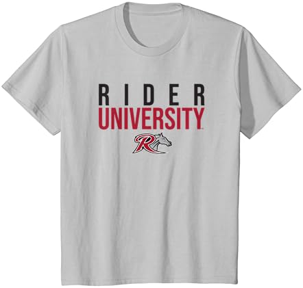 Camiseta empilhada da University Broncs da Universidade