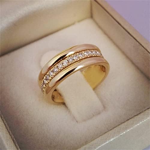 Wybaxz jóias selvagens Casal Princess Cut Diamond Set Ring Moda de luxo Mulheres noivado Jóias de casamento anel de 14 peças