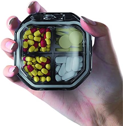 2 PCs Organizador de comprimidos de pequenos comprimidos Caixa de comprimidos portátil Mini Caso da pílula de vitamina