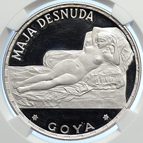 1970 1970 Guiné Equatorial Goya maja desnuda prova ar pf 64 Ultra Cameo
