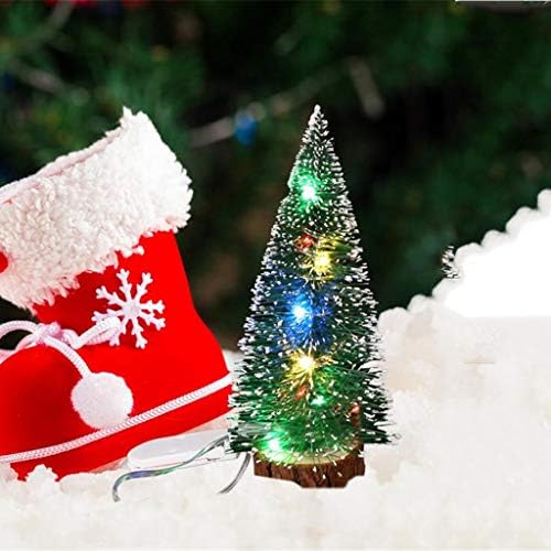 XIOS 2022 Decorações de Natal com árvores LED LUZES DE CRASSA DE CRANTO DE DESCURSA DO MINI CASA DECOR