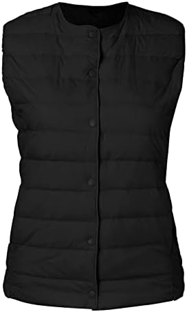 Colete com capuz de inverno feminino fino e leve casaco casual casual casaco slim gilet jaqueta acolchoada